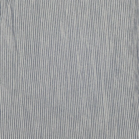 Absolutely Famous Large Top Shirt Gray Striped V Neck Bell 3/4 Sleeve Womens - Picture 8 of 8